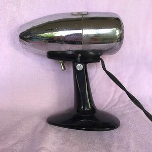 Vintage standing chrome blow dryer